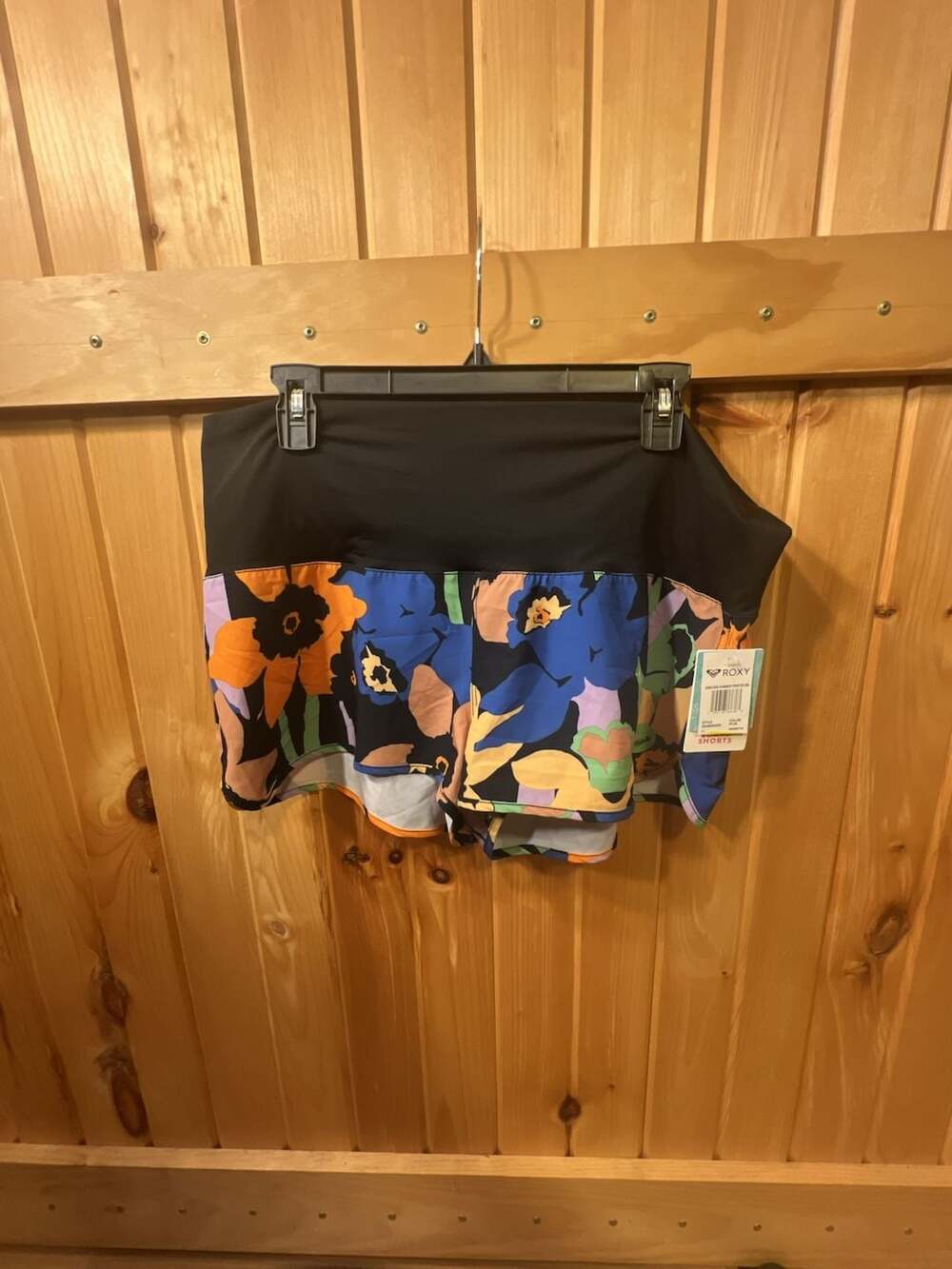 Roxy Endless Summer Printed Board Shorts Size XL Floral Black Multi